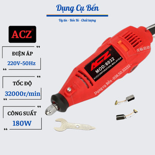 Máy mài nanh, máy khoan, cắt đa năng acz-6032 công suất 180w - điện áp 220v-50hz - tốc độ 32000r/min
