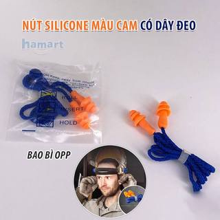 Nút Bịt Tai Silicone Chống Ồn Bảo Hộ Lao Động Chống Nước Khi Bơi Cao Su Có Dây Đeo Tiện Lợi