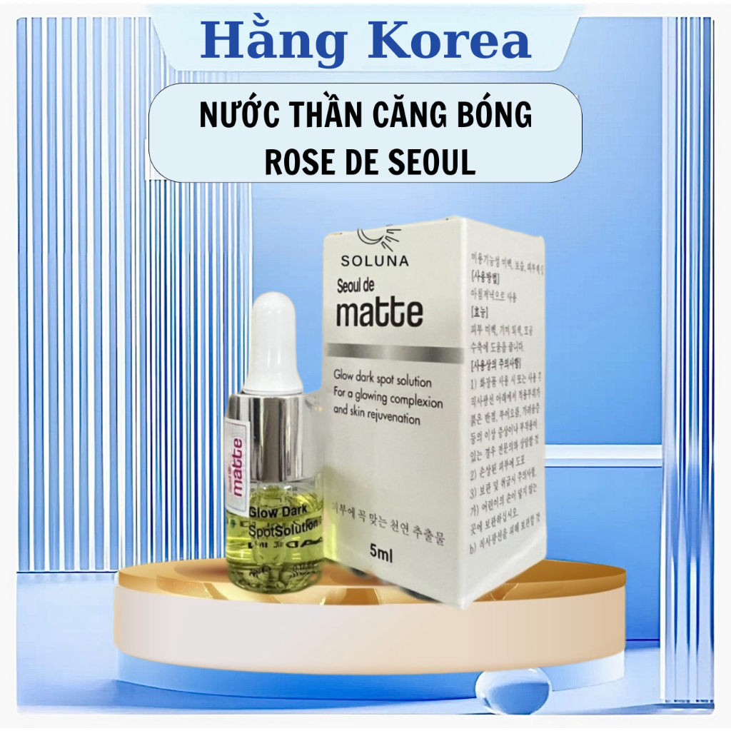 Nước thần rose de seoul seoul de matte 5ml