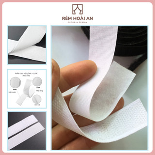 Miếng dán rèm cửa băng gai dán rèm dự phòng băng dính gai velcro (có keo dán) - Rèm Hoài An