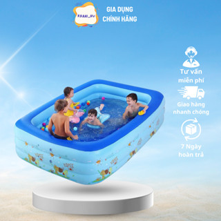  Bể Bơi Phao Cho Bé Hồ Bơi Cho Bé Bơm Hơi Tại Nhà 3 Tầng Đầy Đủ Kích Thước Chất Liệu Cao Cấp   Didooglt   