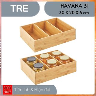 Khay gỗ tre đựng đồ đa năng