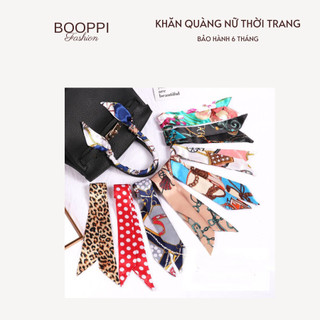 Khăn lụa quấn túi sách balo, cột tóc thời trang