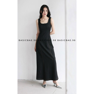 Đầm Alice tối giản, thanh lịch, hàng thiết kế by Basicbae.98