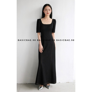 Đầm Alice tối giản, thanh lịch, hàng thiết kế by Basicbae.98