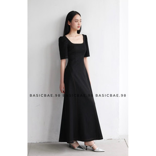 Đầm Alice tối giản, thanh lịch, hàng thiết kế by Basicbae.98
