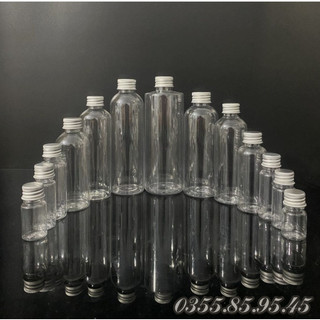 Chai nhựa chiết nắp vặn Nhôm 5ml / 10ml / 15ml / 20ml / 30ml / 50ml / 80ml / 100ml - chai lọ chiết mỹ phẩm.
