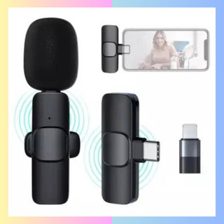 Mic thu âm cài áo không dây có lọc tiếng ồn, micro phục vụ quay vlog, livestream hoco.