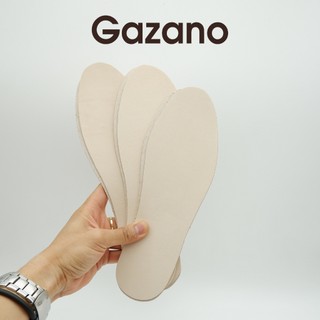 Lót giày da thảo mộc cắt tay GAZANO êm chân, thoáng khí, khử mùi dày 2mm đủ size
