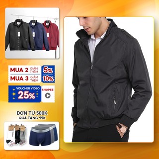 Áo Khoác dù nam cổ đứng túi khóa kéo, chất dày dặn 2 lớp SPMAKD25 - 3 - PigoFashion
