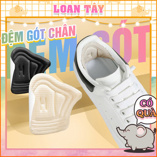 1 Cặp Đệm Gót Dán Giày Chống Đau Phồng Gót Dáng Vương Miện Công Thái Học L2535