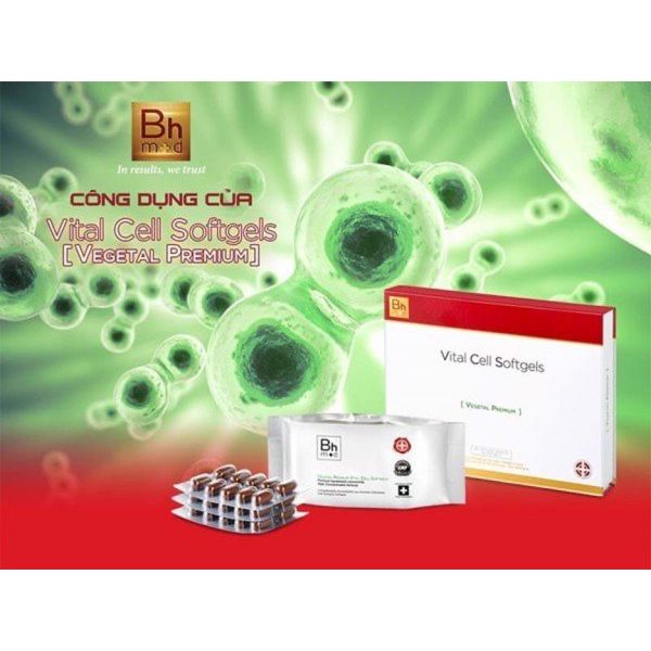 VIÊN UỐNG NOÃN THỰC VẬT VITAL CELL SOFTGELS VEGETAL PREMIUM - TRẺ HÓA TĂNG CƯỜNG SỨC KHỎE