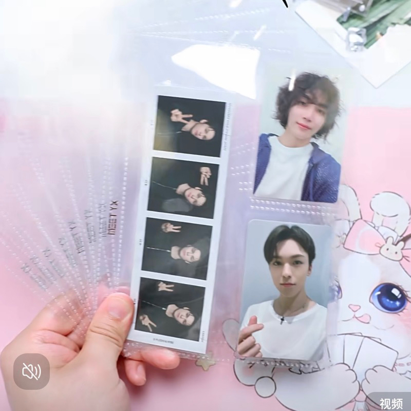 [CÓ SẴN] SHEET PP MEET YX A5 3 NGĂN KẾT HỢP THẺ VÀ STRIP BINDER A5 - Cáo nuôi rái cá