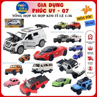 Xe Ô tô Mô Hình [Đóng Hộp] Xe Hợp Kim Tỉ Lệ 1:36  Tổng Hợp Các Loại Xe - Đồ Chơi Trưng Bày Phúc Uy Shop
