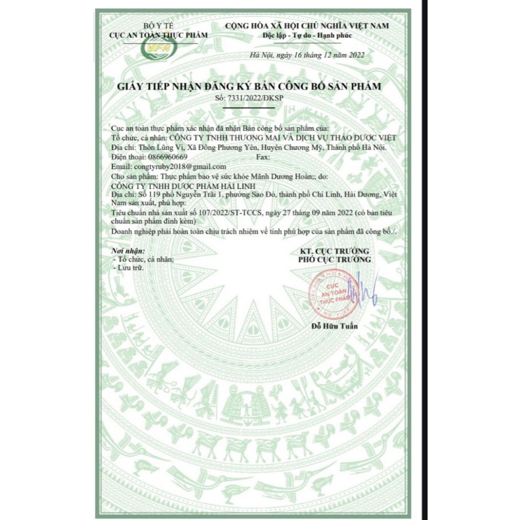 MS001-Mãnh Dương bổ sung sức khoẻ hỗ trỏ giảm đau lưng mỏi gối ( mua 1 duoc 2 ) hộp 30 viên
