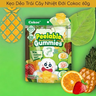 Kẹo Dẻo Trái Cây Bóc Vỏ COKOC (Kẹo Dẻo Trái Cây 3D)