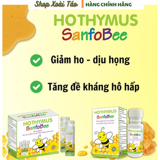Siro Ho Hothymus Sanfobee_giải pháp cho trẻ ho cảm dai dẳng, ho tái phát (HỘP 30 GÓI 5ML)
