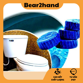 Vệ sinh bồn cầu Bear2hand Combo 8 viên tẩy bồn cầu tẩy sạch các vết bẩn diệt vi khuẩn