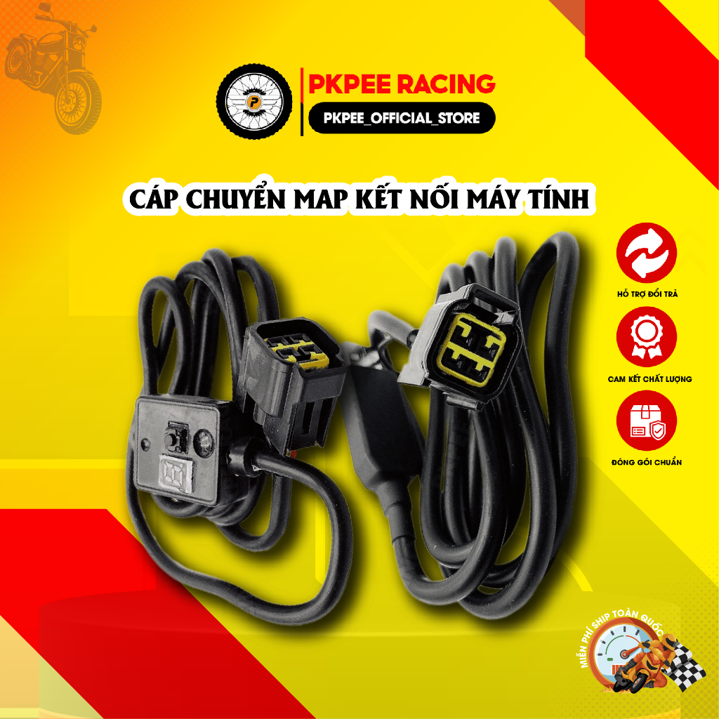 Cáp Chuyển Map, Kết Nối Máy Tính Dành Cho IC ECU ATE Lập Trình V3 + V4 Phụ Kiện PKPEE