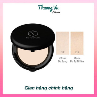 Phấn Phủ Kiềm Dầu Karadium Colagen Smart Sun Pact SPF 50+ che phủ tốt, hạt phấn mịn