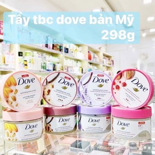 Tẩy tế bào chết body dove chăm da sáng mịn 298g