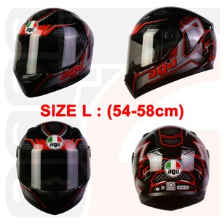 [TẶNGTÚIĐỰNG + KHĂNTRÙM + BH12THÁNG] Nón FullFace AGU Tem V80 A138