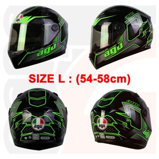 [TẶNGTÚIĐỰNG + KHĂNTRÙM + BH12THÁNG] Nón FullFace AGU Tem V80 A138