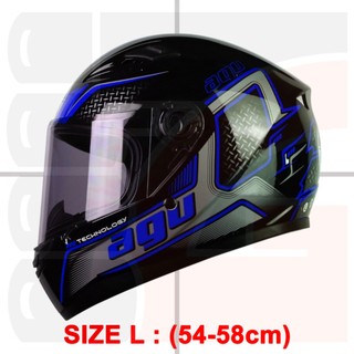 [TẶNGTÚIĐỰNG + KHĂNTRÙM + BH12THÁNG] Nón FullFace AGU Tem V80 A138