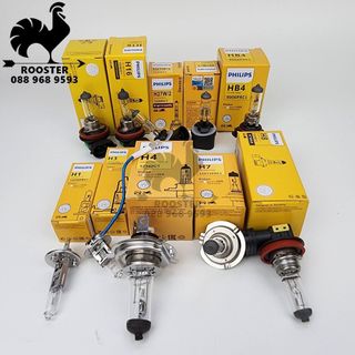 Bóng đèn 12v: h1, h3, h4, h7, h8, h11, h16, h27, h27, hb3, hb4