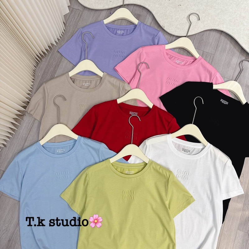 Áo phông basic miumiu- LADY.Clothing