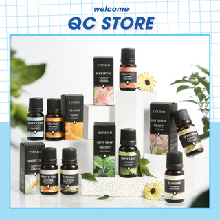 Tinh dầu thơm phòng cho máy xông khuếch tán mini 10ml hương thiên nhiên nguyên chất nhập khẩu QC Store