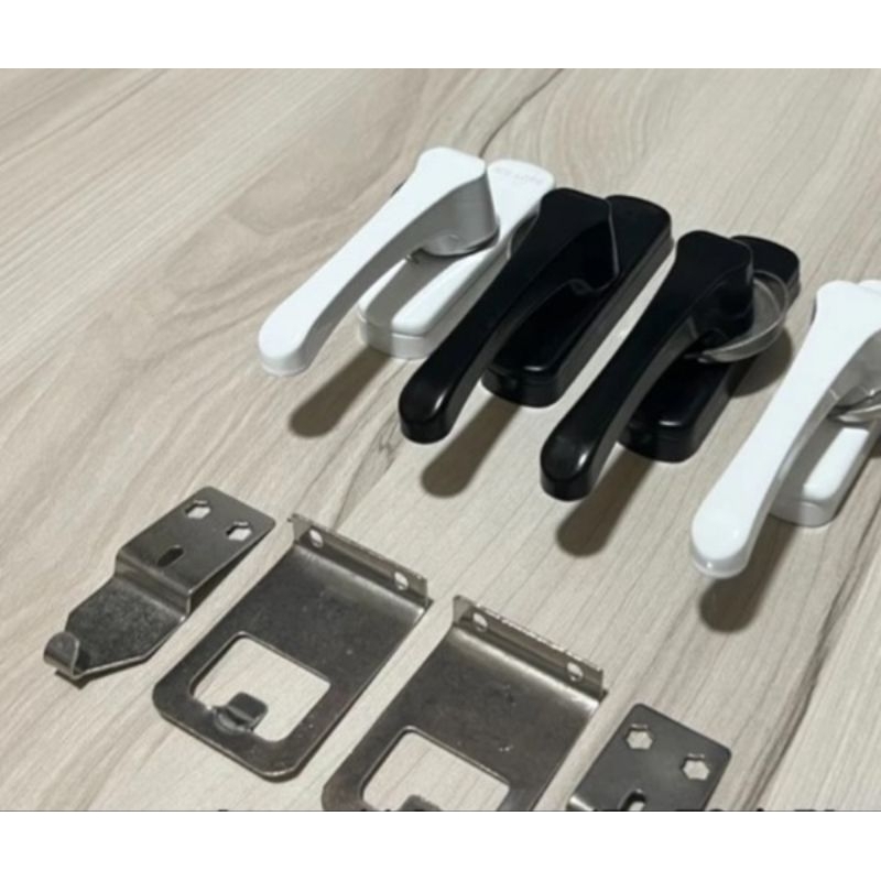 Khóa sò tay gạt KinLong cửa sổ lùa XingFa - Chốt khoá sò cửa lùa nhôm