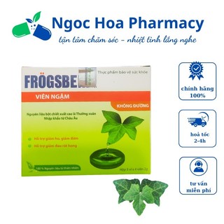 Combo 3 hộp viên ngậm frogsben - hỗ trợ giảm ho, giảm đờm, giảm đau rát họng
