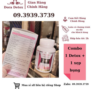 Dora detox vip viên uống đào thải mỡ thừa