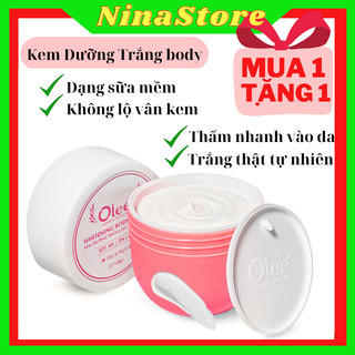 Combo 2 hộp Kem body dưỡng trắng da Olee dưỡng trắng toàn thân trắng tự nhiên -Hương nước hoa- NinaStore-Perfume