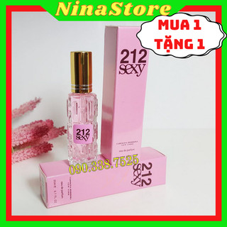 10chai Nước hoa 212 sexy- coco mademoiselle 20ml dạng xịt mini có nhiều mùi Coco vàng-Valentino- good girl - NinaStore