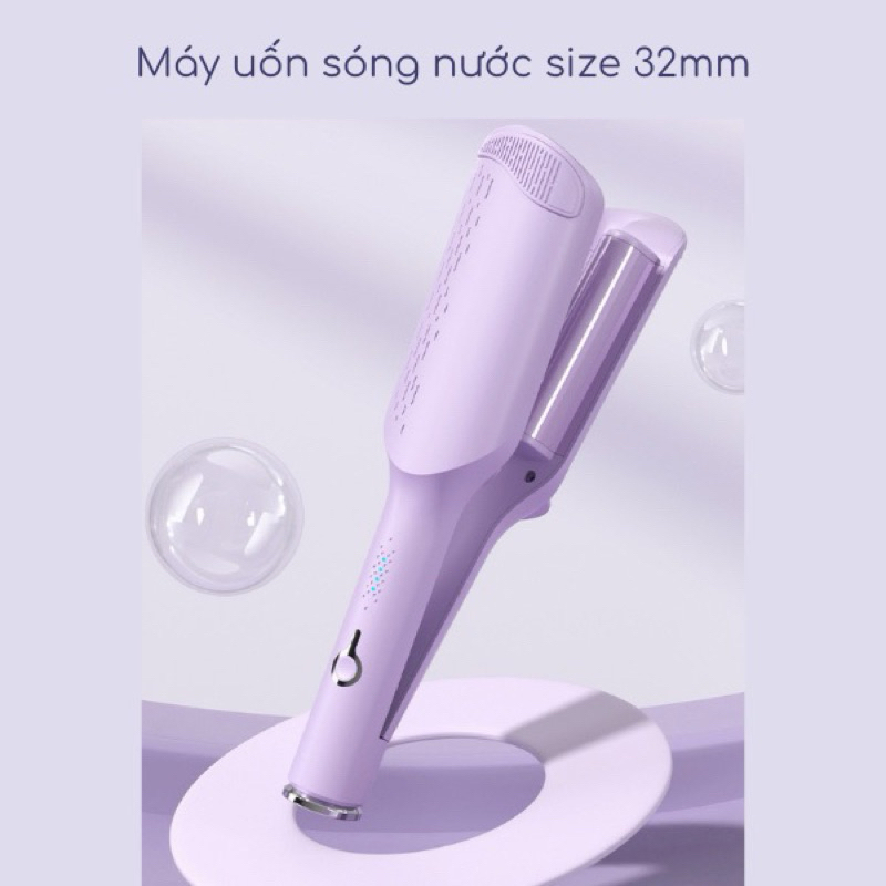 Máy dập sóng rãnh sâu Hippie size 32,máy uốn tóc rãnh sâu hippie