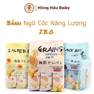 [Date mới] Bánh ngũ cốc Năng Lượng I.B.O l Vị Khoai Môn/Truyền Thống/Trứng Muối /Phô mai 150-160g