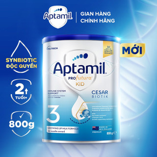 Sữa Aptamil Aptakid New Zealand số 3 loại 800gam (Mẫu mới, Date T9/2025)