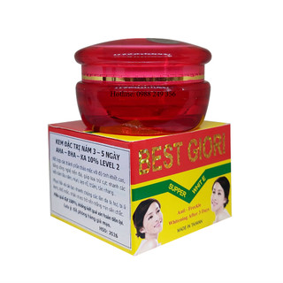 Kem nám best giori level 2 15g - kem nám best giori 3-5 ngày đỏ level 2