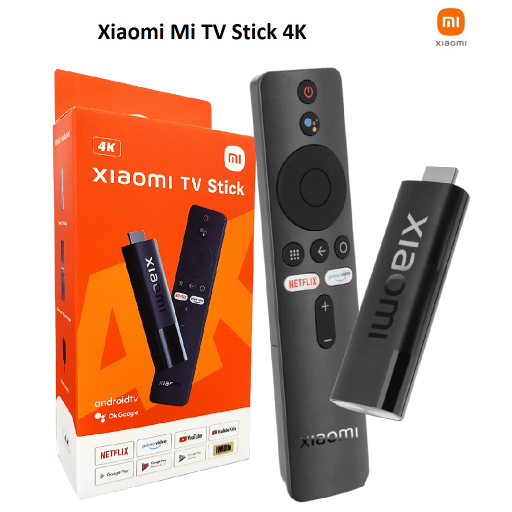 Đầu thu Xiaomi Mi TV Stick 4K - Hỗ Trợ Tiếng Việt