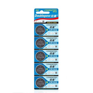 5 viên pin cúc áo doublepow lithium cr1632