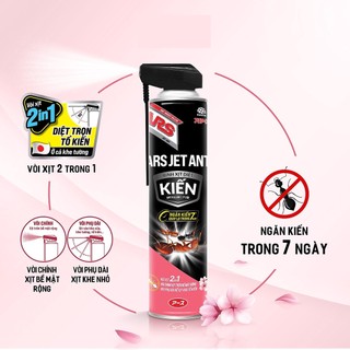 Bình xịt diệt kiến ars jet ant 550ml, diệt trọn tổ kiến ngăn kiến 7 ngày không quay lại.