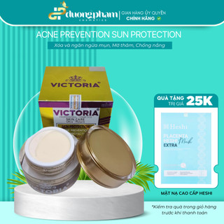KEM BẢO VỆ DA NGĂN MỤN HẾT THÂM CHỐNG NẮNG DƯỠNG TOÀN DIỆN - KEM MỤN VICTORIA 25G
