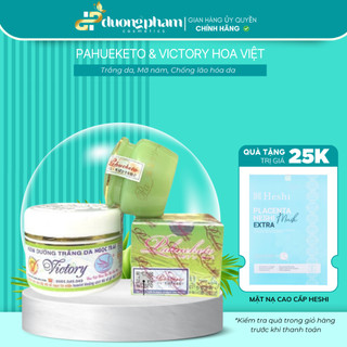CẶP KEM HẢI THẢO &VICTORY HOA VIỆT -  TRẮNG DA NÁM TÀN NHANG