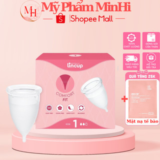 Cốc nguyệt san Lincup chính hãng size 25ml34ml40ml Nhập khẩu Mỹ, an toàn, tiện lợi