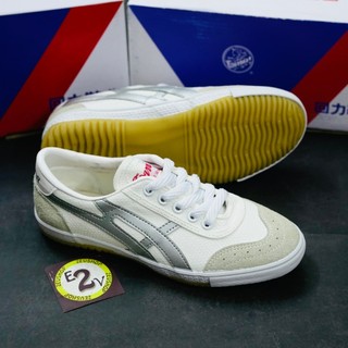  Giày bóng đá Bata Warrior chính hãng siêu phủi Trắng Viền Xám giày đá banh cỏ nhân tạo nam - 2EVSHOP 