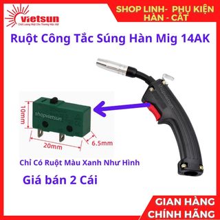 2 cái ruột công tắc súng hàn mig 14ak, súng hàn mig 1kg.