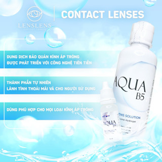 Combo Nước Ngâm Lens + Nhỏ Mắt Hàn Quốc Dịu Nhẹ Sạch Sâu