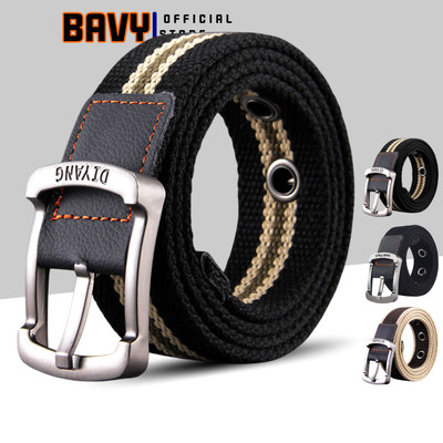 Dây lưng nam, thắt lưng vải nam Ba Vy FASHION siêu bền khóa cài mặt hợp kim chống gỉ TL01ABC
